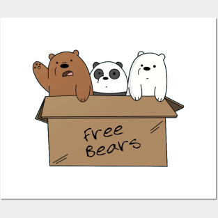 We Bare Bears Posters and Art